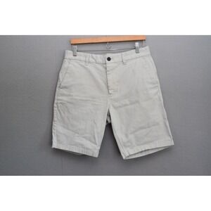 Outerknown S.E.A. Shorts 32 Grey Organic Cotton Stretch Chino Mens READ
